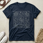 Vintage Tarot Cat T‑Shirt