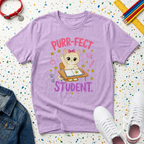 Purr-fect Student Youth kitten T-shirt