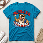Proud & Loud Bulldog Patriotic T-Shirt