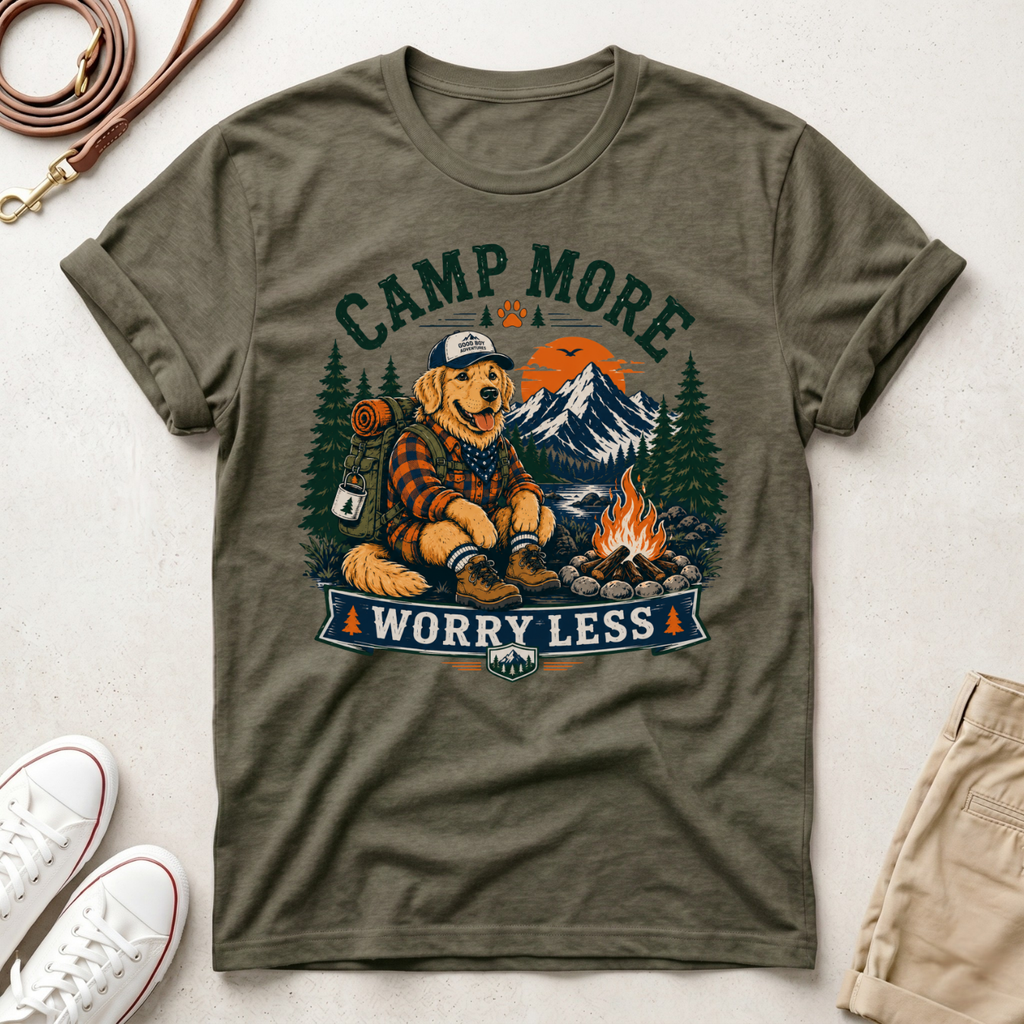 Camp More Worry Less T-Shirt
