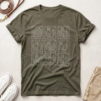 Vintage Tarot Cat T‑Shirt