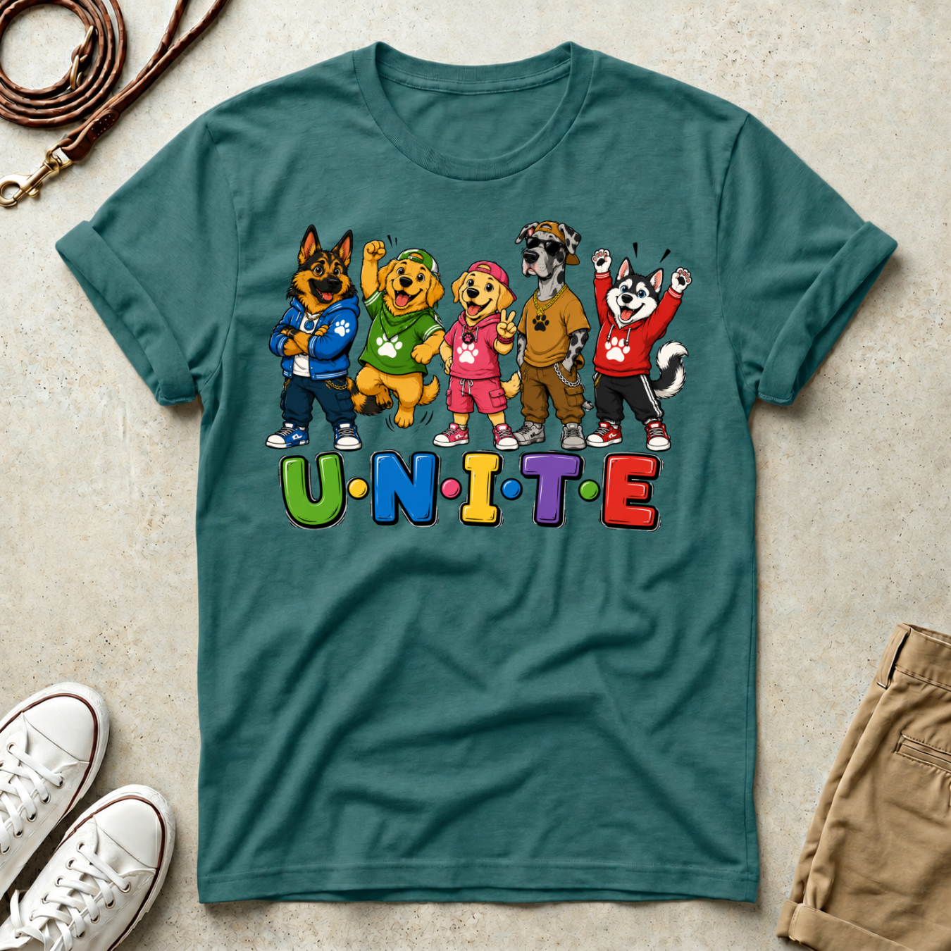 Unite  Dogs T-Shirt