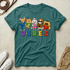 VIBES Dogs Graphic T-Shirt