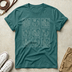 Vintage Tarot Cat T‑Shirt