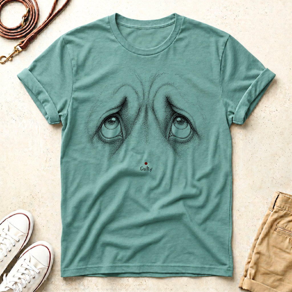 Guilty Eyes Dog T-Shirt