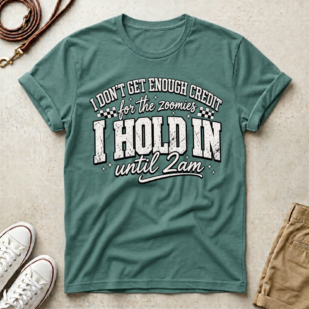 I Don't Get Enough Credit for Holdind on the 2am Zoomies, Funny T-Shirt