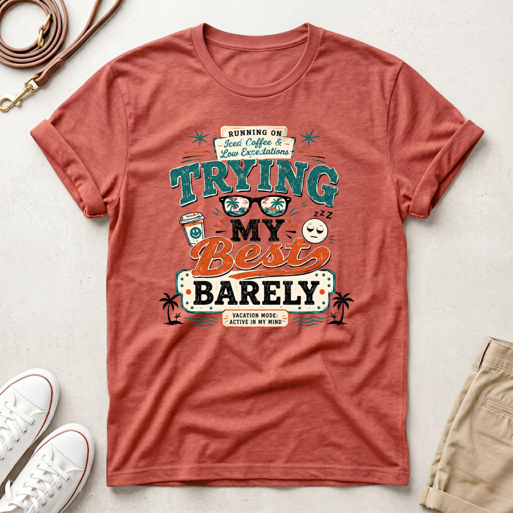 Barely Trying My Best  T-Shirt