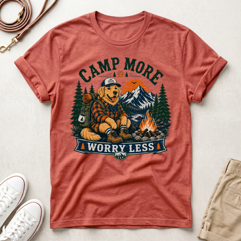 Camp More Worry Less T-Shirt
