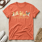 Dog Mom T-Shirt — Cute Row of Dogs Graphic Tee