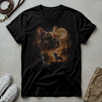 French Bulldog Moonlight Tee — Dog Lover Graphic T-Shirt