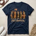 Patriotic Cats 250th Anniversary T-Shirt