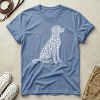 Dog Silhouette White T-Shirt