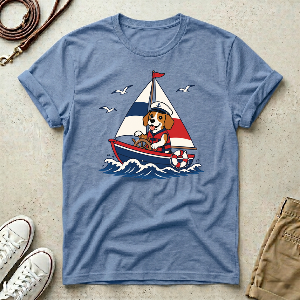 Sailboat Dog T-Shirt