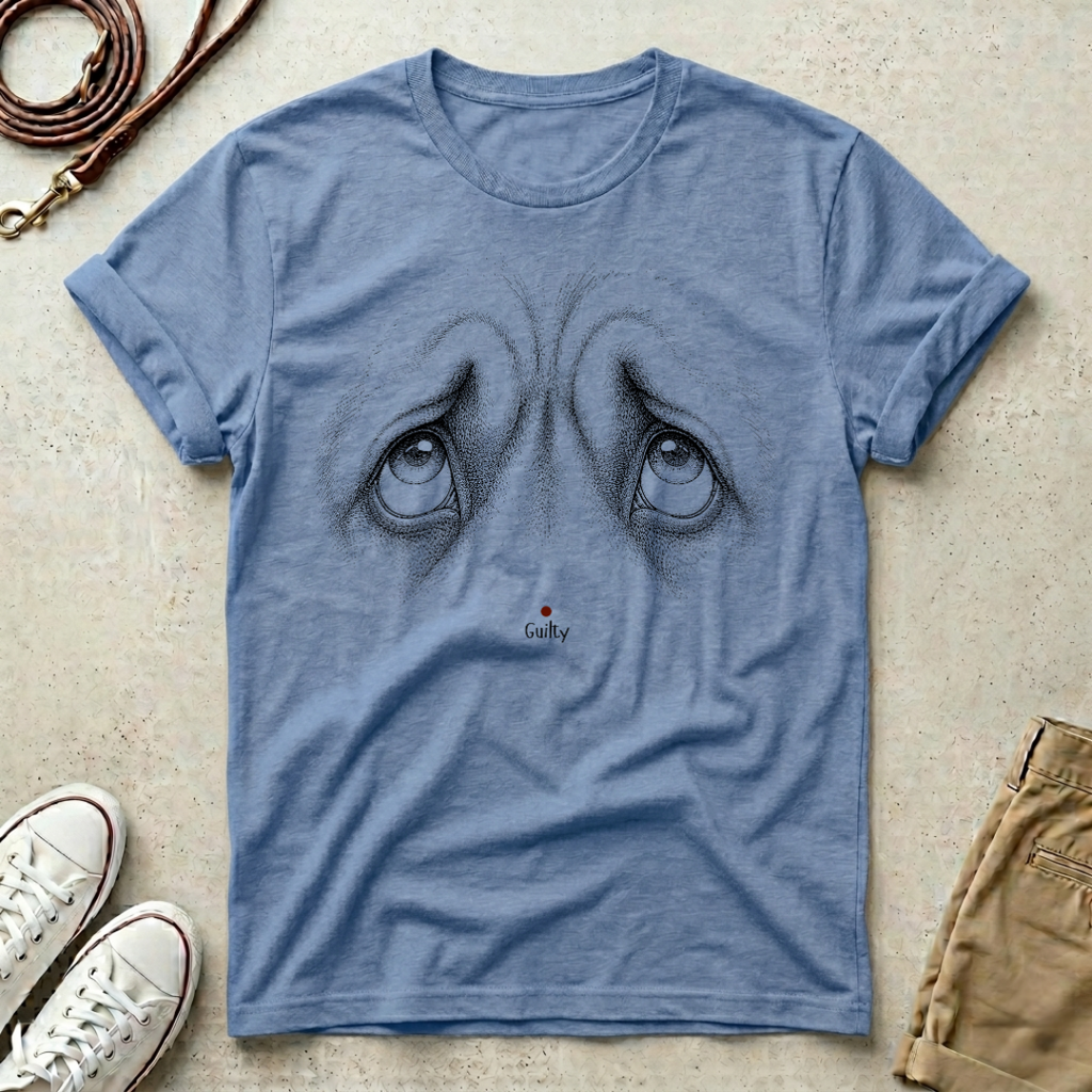 Guilty Eyes Dog T-Shirt