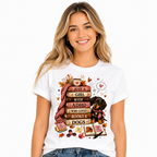 Just a Girl with ADHD Who Loves Books & Dogs T-Shirt