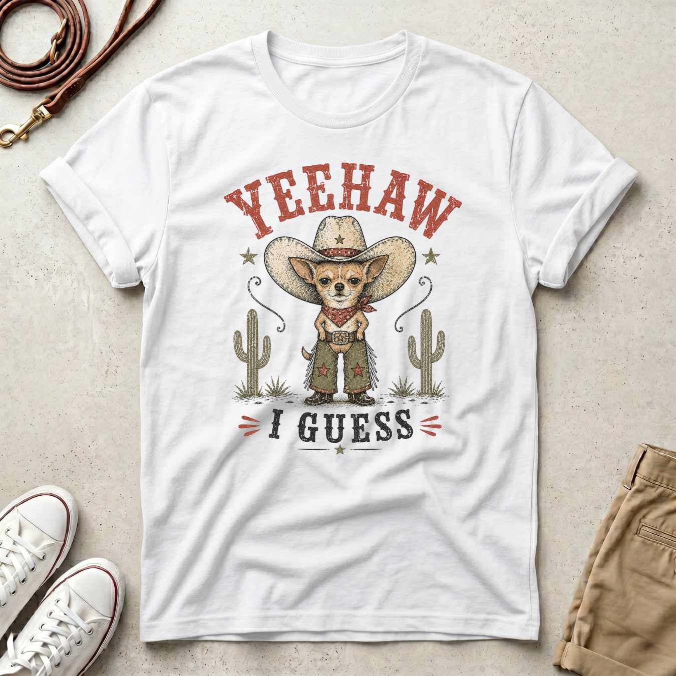 Chihuahua Cowboy  T-Shirt