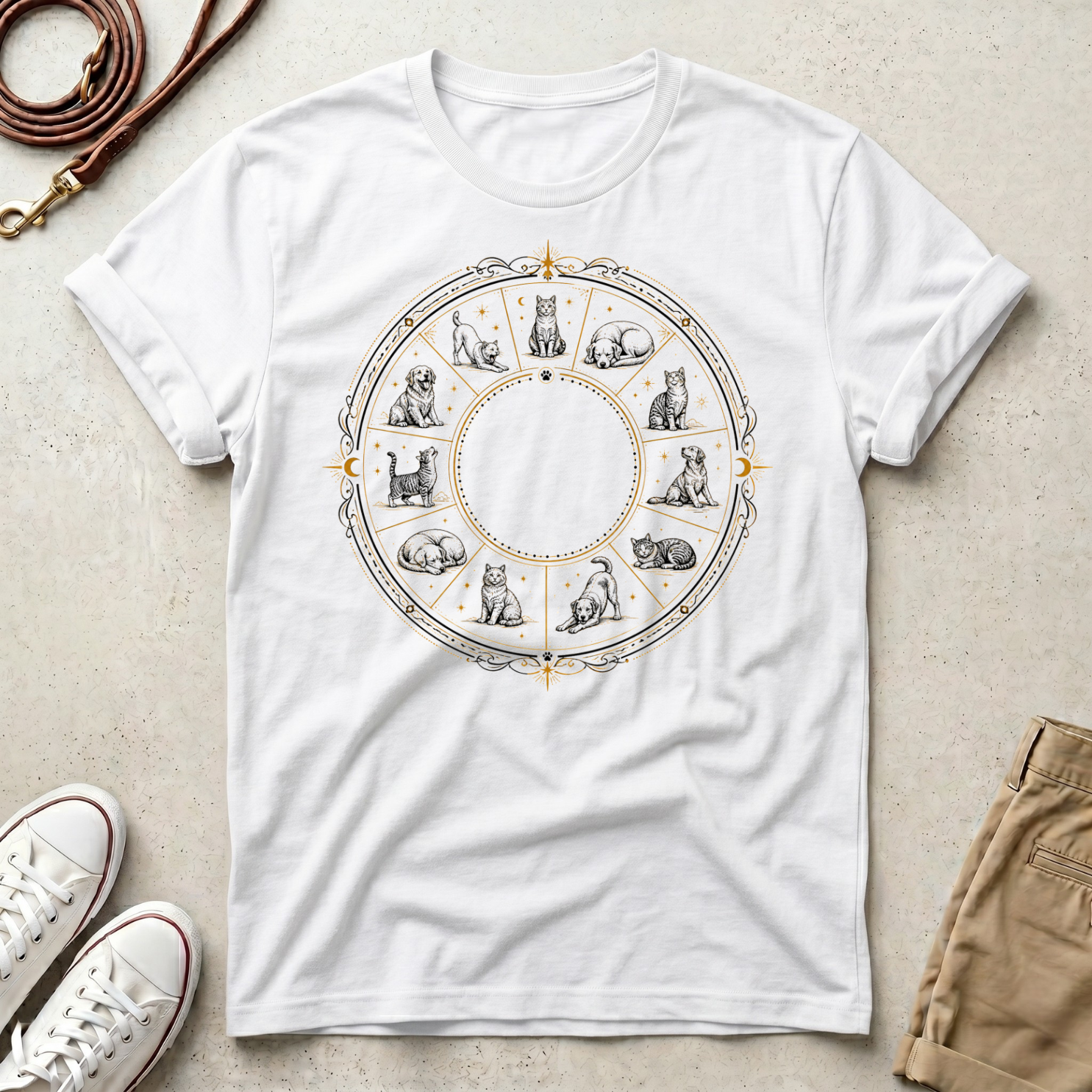 Astrology Cat Zodiac  T-Shirt