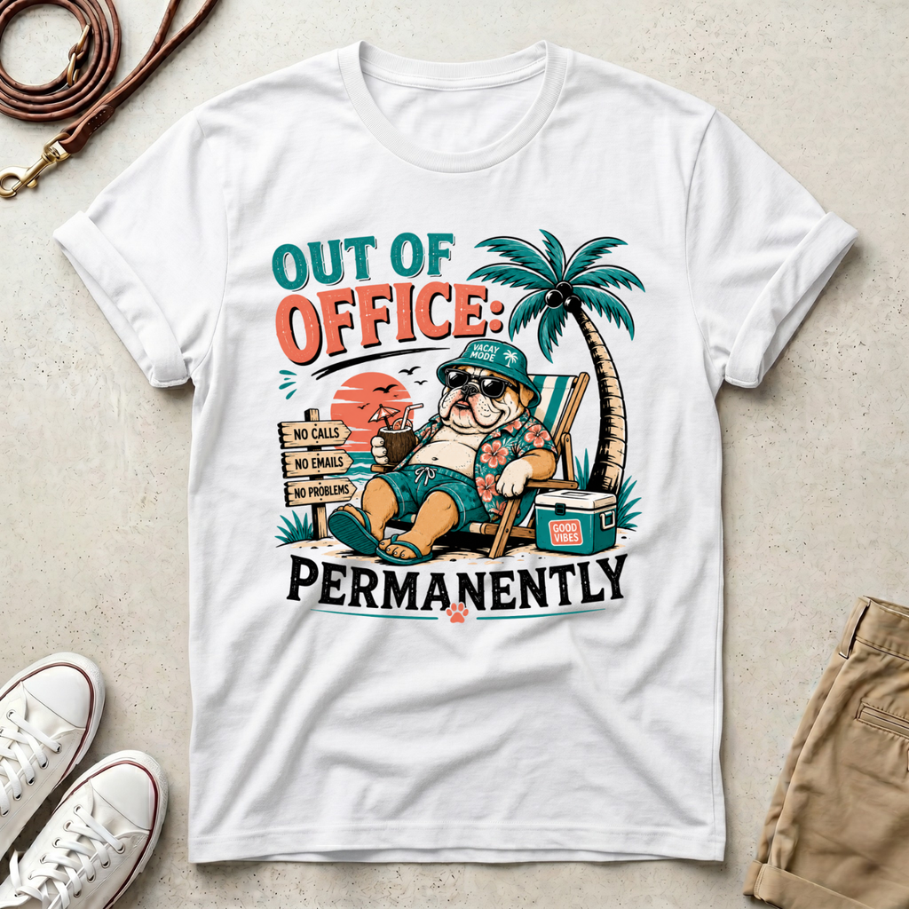 Out of Office Dog T-Shirt