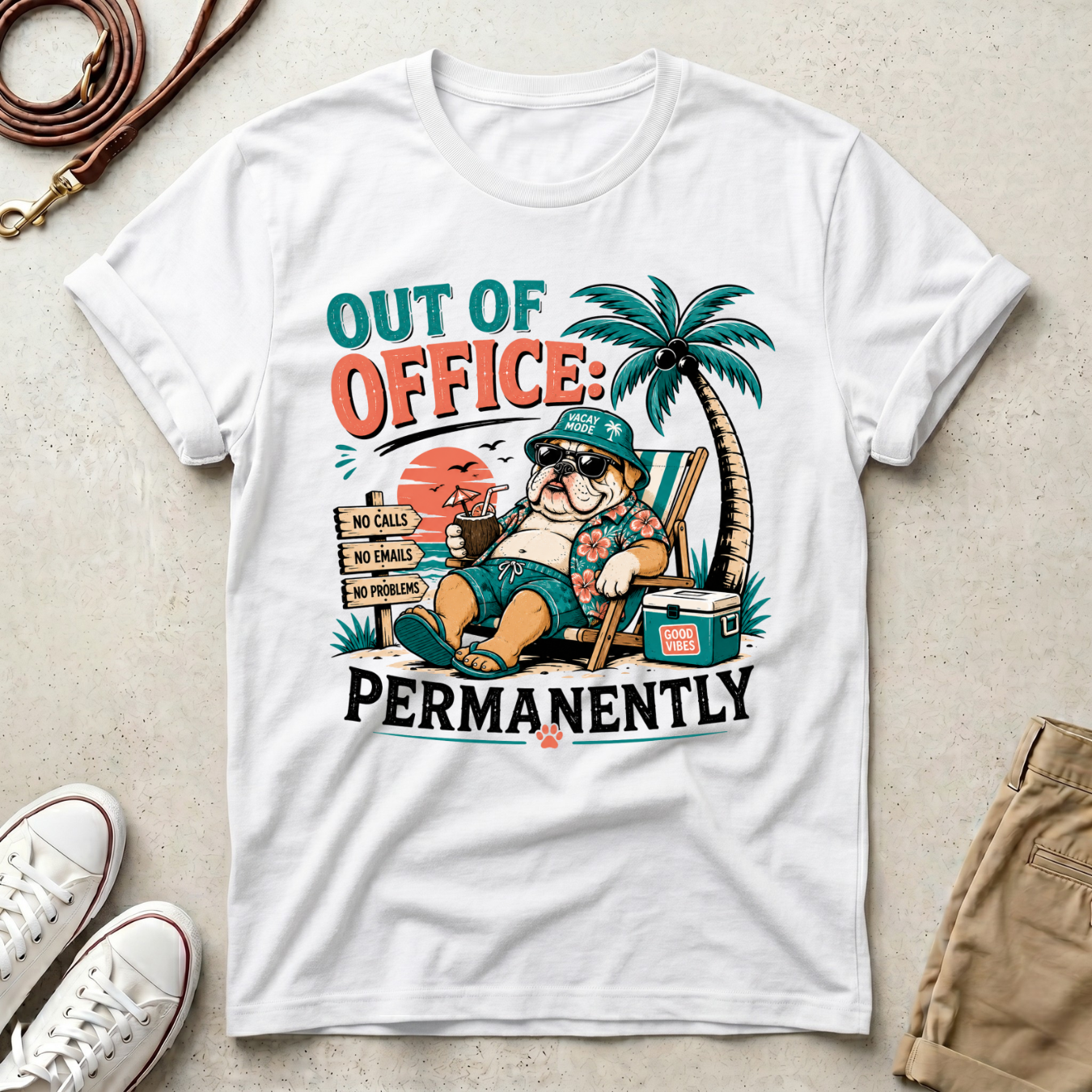 Out of Office Dog T-Shirt