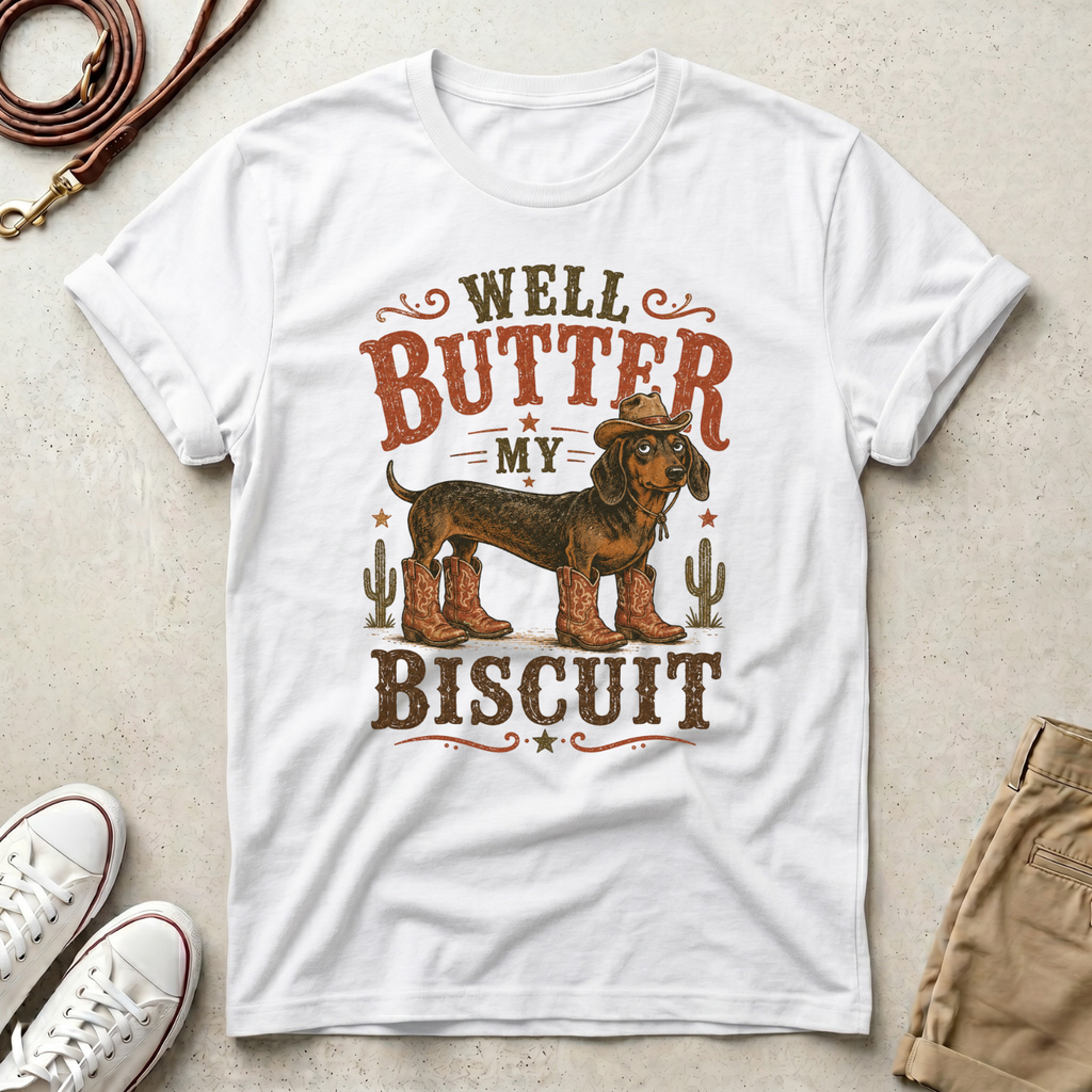 Cowboy Sausage Dog T-Shirt