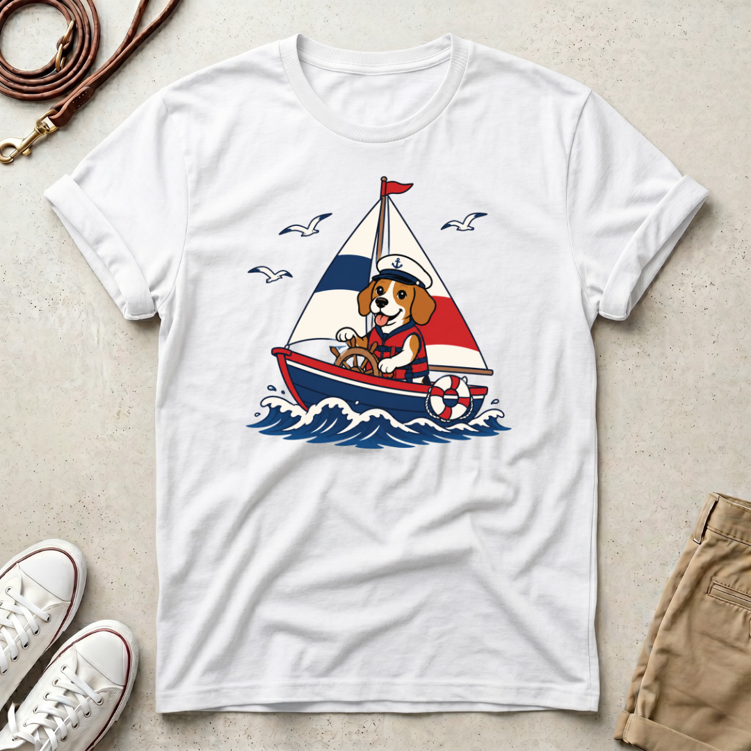 Sailboat Dog T-Shirt
