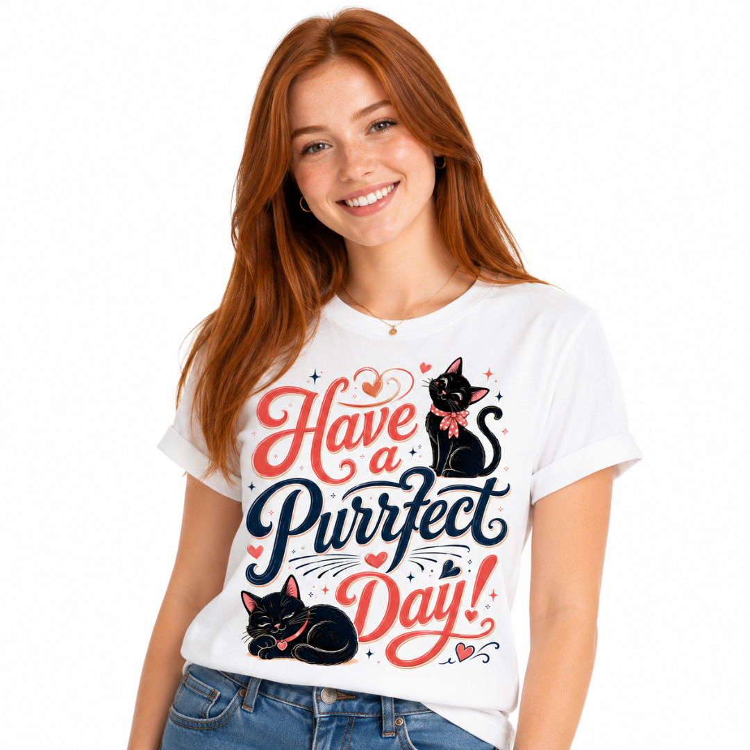 Have a Purrfect Day! Cat T-Shirt