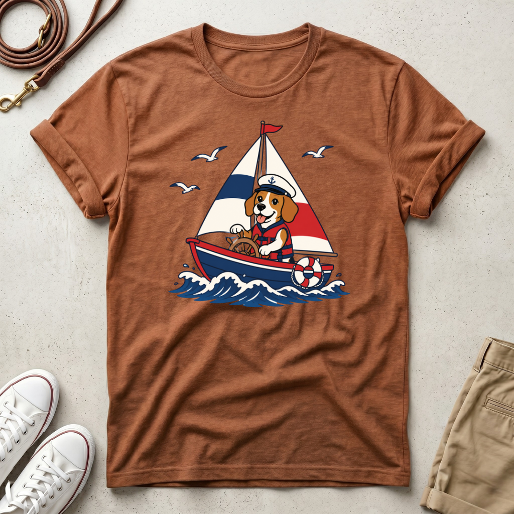 Sailboat Dog T-Shirt