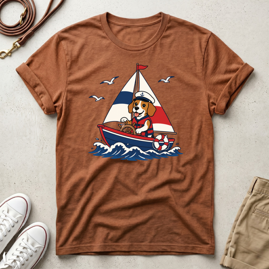 Sailboat Dog T-Shirt